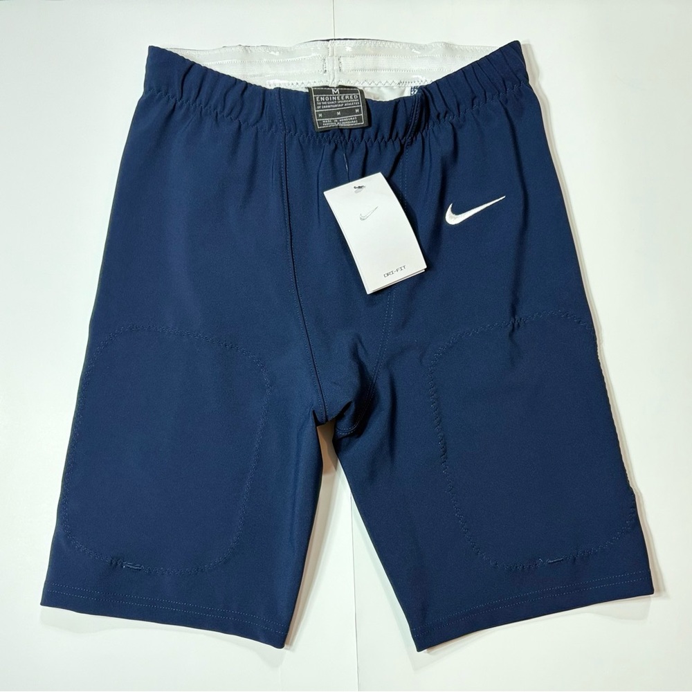 Nike Men's Vapor Untouchable Football Tights Practice Shorts CW3972-419 Navy
